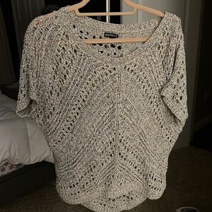 Express grey knitted sweater